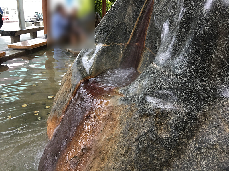 与論島旅行記：鹿児島空港外の足湯